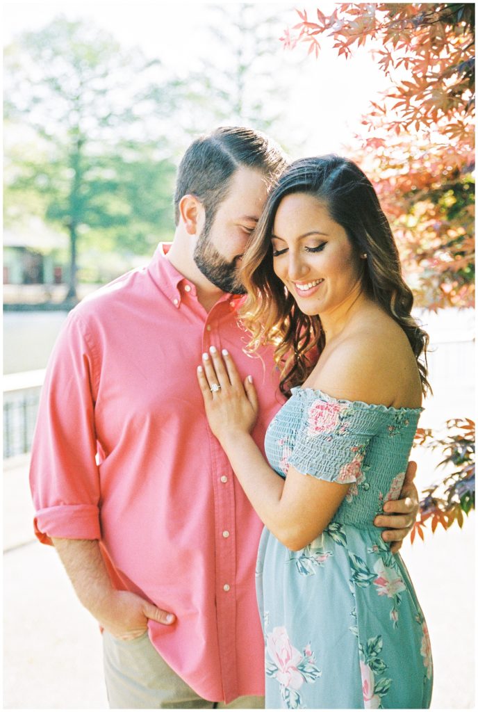 Film Photographer Engagement Session in Raleigh NC