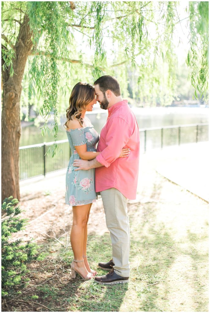 Engagement Photographer at Pullen Park in Raleigh NC