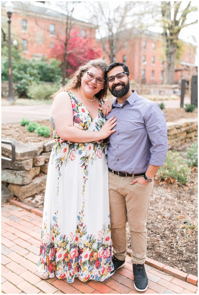 Raleigh Engagement Photos downtown
