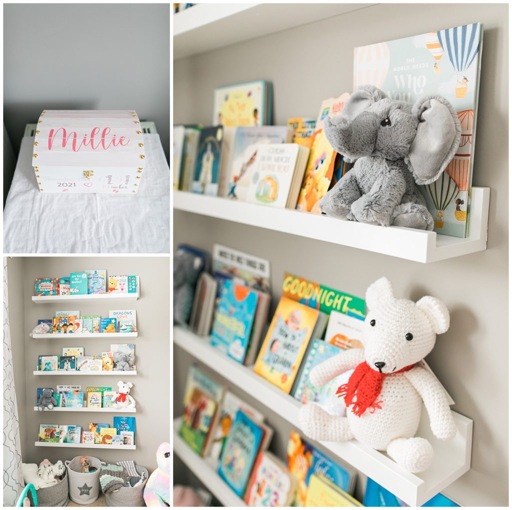 nursery details bookshelf