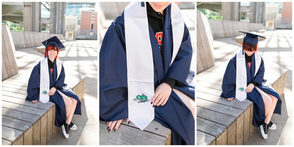 leesville road high school cap and gown photos